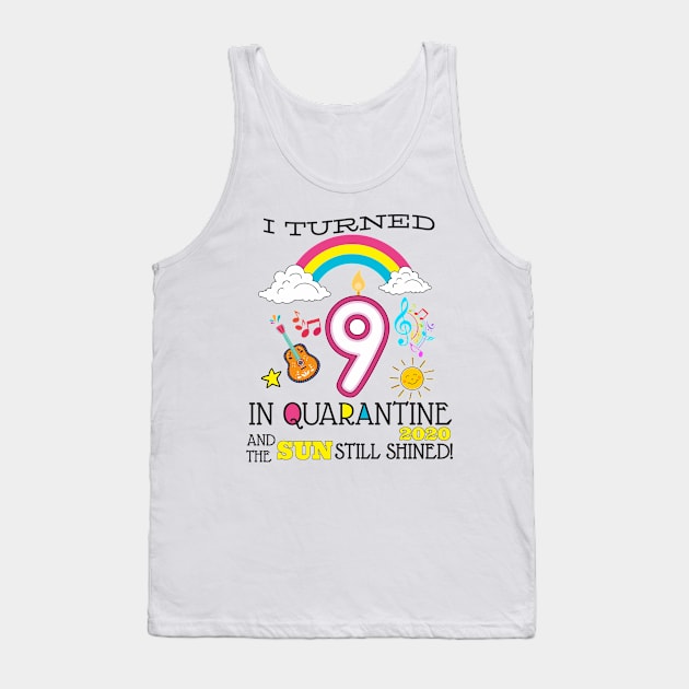 Quarantine 9th Birthday 2020 Tank Top by WorkMemes